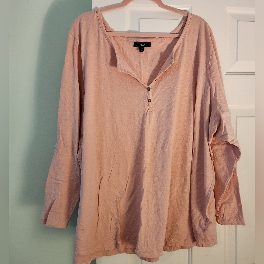 Ellos Crochet Sleeve Top